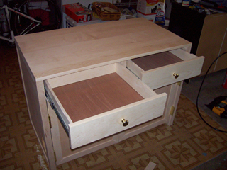 Installed Drawers