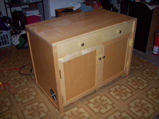 Front View of Finished Cabinet