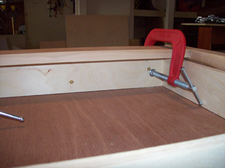 Installing Drawer Fronts Rear View