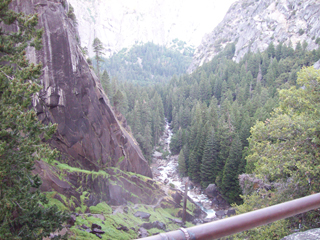 View from Vernal Fall